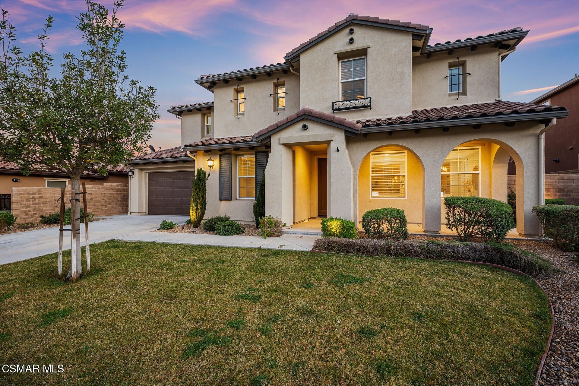 Twilight exterior of a home sold by Gary Jacobs