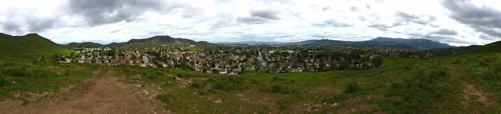 Newbury Park and the western Conejo Valley seen from Alta Vista Open Space