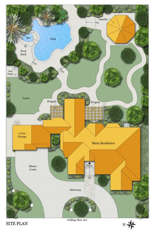 Property site plan